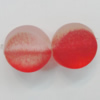Dichroice Matte Acrylic Beads, Round 15mm Hole:2.5mm, Sold by Bag