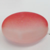 Dichroice Matte Acrylic Beads, Flat Oval 25x17mm Hole:2.5mm, Sold by Bag 