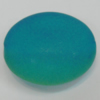 Dichroice Matte Acrylic Beads, Flat Oval 29x24mm Hole:3mm, Sold by Bag 