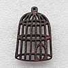 Wooden Jewelery Pendant, 42x27x4mm Hole:2mm, Sold by PC