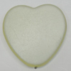 Dichroice Matte Acrylic Beads, Heart 29mm Hole:2mm, Sold by Bag 