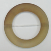 Dichroice Matte Acrylic Beads, Donut 45x28mm Hole:2.5mm, Sold by Bag 