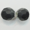 Dichroice Matte Acrylic Beads, Faceted Round 13mm Hole:2.5mm, Sold by Bag 