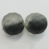 Dichroice Matte Acrylic Beads, Faceted Round 14x14mm Hole:2.5mm, Sold by Bag 