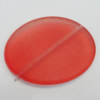 Dichroice Matte Acrylic Beads, Flat Oval 35x26mm Hole:2mm, Sold by Bag 