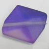 Dichroice Matte Acrylic Beads, 36x22mm Hole:2mm, Sold by Bag 