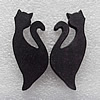 Wooden Jewelery Pendant, Animal 47x20x4mm Hole:1mm, Sold by PC