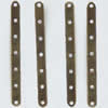 Spacer bars, Iron Jewelry Findings, 7-hole, 31x3.5mm hole=1mm, Sold per pkg of 5000