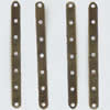 Spacer bars, Iron Jewelry Findings, 7-hole, 41.5x5mm hole=1.5mm, Sold per pkg of 5000