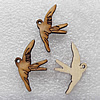 Wooden Jewelery Pendant, Animal 30x30x2mm Hole:1mm, Sold by PC