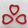 Wooden Jewelery Pendant, Heart 23x25mm Hole:1mm, Sold by PC