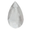 Transparent Acrylic Pendant, Faceted Teardrop 88x51mm Hole:2.5mm, Sold by Bag 