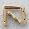 Wood Button，Column 35x7mm Hole:2mm, Sold by PC