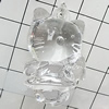 Transparent Acrylic Pendant, Animal 37x23mm Hole:2.5mm, Sold by Bag 