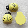 Wood Jewelery Beads，Animal 28x20mm Hole:2mm, Sold by PC