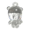 Transparent Acrylic Pendant, Animal 38x23mm Hole:3.5mm, Sold by Bag 