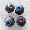 Wood Jewelery Beads，Round 10x9mm Hole:3mm, Sold by PC