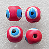 Wood Jewelery Beads，Round 10x9mm Hole:3mm, Sold by PC