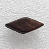 Wood Jewelery Beads，Diamond 19x8mm Hole:2mm, Sold by PC