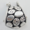 Connector Zinc Alloy Jewelry Findings Lead-free, 16x13mm Hole:0.5mm, Sold by KG