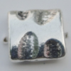 Bead Zinc Alloy Jewelry Findings Lead-free, Square 9mm Hole:1mm, Sold by Bag