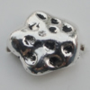 Bead Zinc Alloy Jewelry Findings Lead-free, 10mm Hole:1mm, Sold by Bag