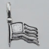 Pendant Zinc Alloy Jewelry Findings Lead-free, 22x14mm Hole:4mm, Sold by Bag