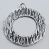 Pendant Zinc Alloy Jewelry Findings Lead-free, 32x31mm Hole:2mm, Sold by Bag