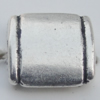Bead Zinc Alloy Jewelry Findings Lead-free, Square 8mm Hole:1mm, Sold by Bag