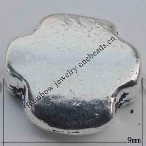 Bead Zinc Alloy Jewelry Findings Lead-free, 9mm Hole:1mm, Sold by Bag