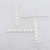 Spacer bars, Iron Jewelry Findings, 10-hole, 35x3mm hole=1.5mm, Sold per pkg of 5000