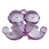 Transparent Acrylic Pendant, Animal 32x48mm Hole:2mm, Sold by Bag 