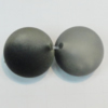 Dichroice Matte Acrylic Beads, Round 18mm Hole:2.5mm, Sold by Bag 