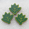 Wooden Applique, Leaf 25x27x3mm Sold by PC