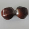 Imitation Ceramics Acrylic Beads, 13x13mm Hole:2.5mm, Sold by Bag