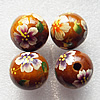 Wooden Jewelery Beads, Round 25mm Hole:5mm, Sold by PC