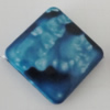 Imitation Ceramics Acrylic Beads, Diamond 33mm Hole:2mm, Sold by Bag