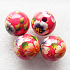 Wooden Jewelery Beads, Round 24mm Hole:4mm, Sold by PC