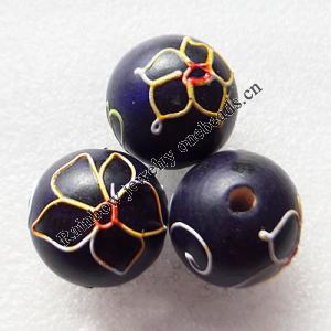 Wooden Jewelery Beads, Round 24mm Hole:4mm, Sold by PC