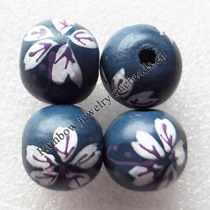 Wooden Jewelery Beads, Drum 18x20mm Hole:4mm, Sold by PC