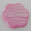 Watermark Acrylic Beads, Flower 36mm Hole:3mm, Sold by Bag 