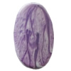 Watermark Acrylic Beads, Flat Oval 50x30mm Hole:2.5mm, Sold by Bag 