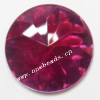 Taiwan Acrylic Cabochons,Faceted Flat Round 18mm,Sold by Bag
