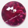 Taiwan Acrylic Cabochons,Faceted Flat Round 20mm,Sold by Bag