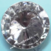 Taiwan Acrylic Cabochons,Faceted Flat Round 25mm,Sold by Bag
