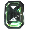 Taiwan Acrylic Cabochons,Faceted Rectangle 30x40mm,Sold by Bag