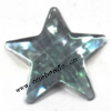 Taiwan Acrylic Cabochons,Faceted Star,25mm,Sold by Bag