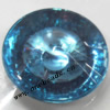 Taiwan Acrylic Cabochons,Faceted Flat Round 32mm,Sold by Bag