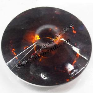 Taiwan Acrylic Cabochons,Flat Round 35mm,Sold by Bag