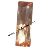 Taiwan Acrylic Cabochons,Faceted Rectangle 10x30mm,Sold by Bag